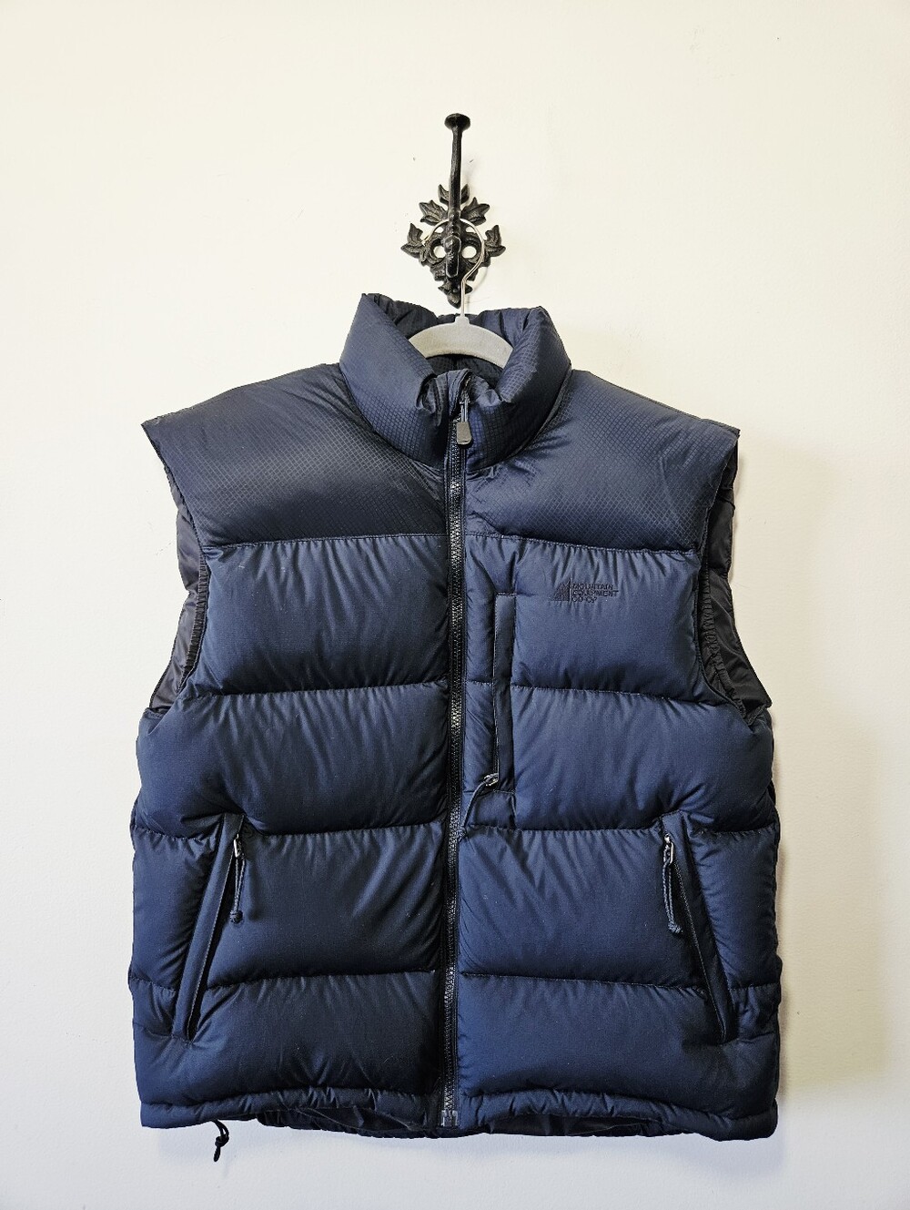 Vintage Mountain Equipment Co-op Down Filled Puffer Vest Size M Heavy Fill MEC